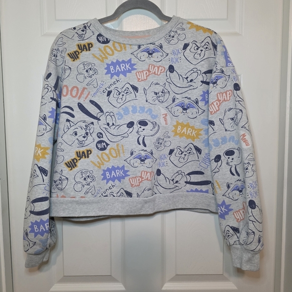 Disney Critters Pullover Sweatshirt Pluto Women size  M - Picture 1 of 9